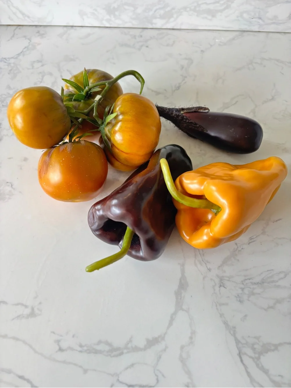Mouthwatering (decorative ) veggies